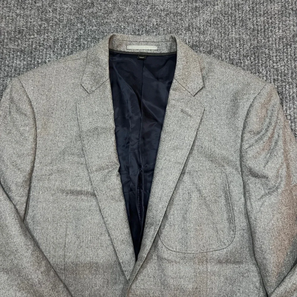 J.Crew Ludlow Blazer 36S Gray Vitale Barberis Canonico Wool Sport Coat Mens Suit